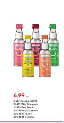 Staples Sodastream bubly drops offer