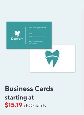 Staples Business cards offer