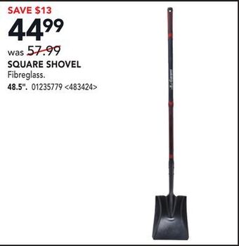Lowe's Garant square shovel 48.5 offer
