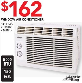 Lowe's Arctic king window air conditioner 18 x 13 offer