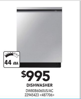 Lowe's Samsung dishwasher offer