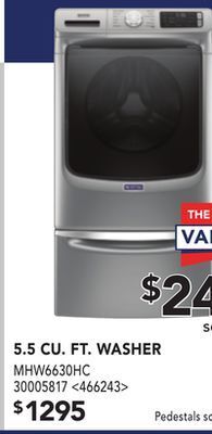 Lowe's Maytag 5.5 cu. ft. washer offer
