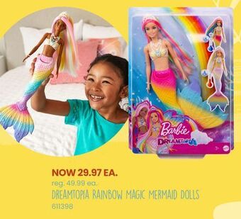 Toys R us Barbie dreamtopia rainbow magic mermaid dolls offer