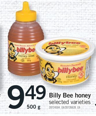 Fortinos Billy bee honey offer
