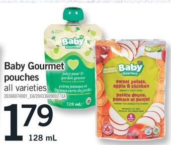 Fortinos Baby gourmet pouches, 128 ml offer