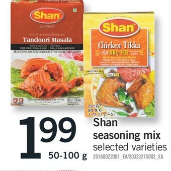 Fortinos Shan seasoning mix, 50-100 g offer