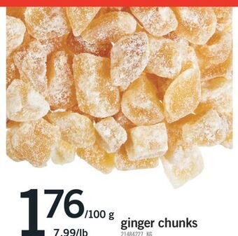 Fortinos Ginger chunks, 100 g offer