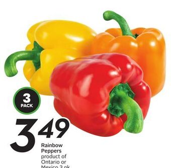 Sobeys Rainbow peppers offer