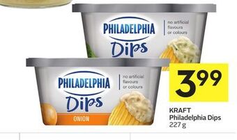 Foodland Kraft philadelphia dips 227 g offer