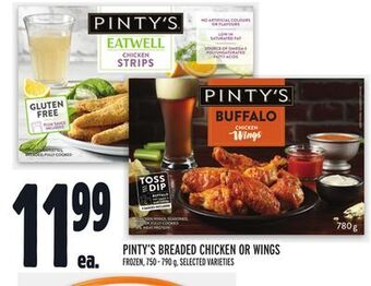 Metro Pinty's breaded chicken or wings offer