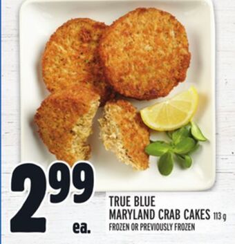 Metro True blue maryland crab cakes offer