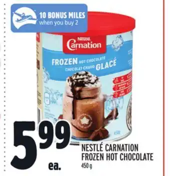 Metro Nestlé carnation frozen hot chocolate offer