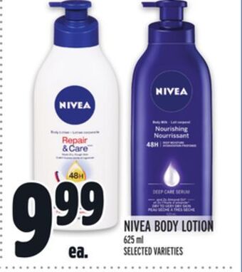 Metro Nivea body lotion offer
