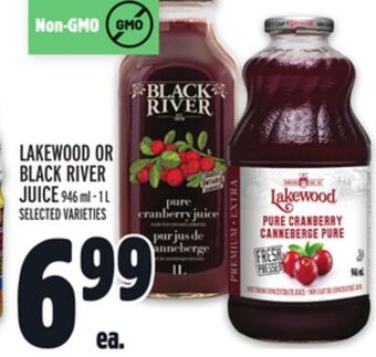 Metro Lakewood or black river juice offer