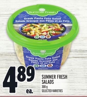 Metro Summer fresh salads offer