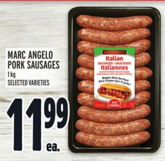 Metro Marc angelo pork sausages offer