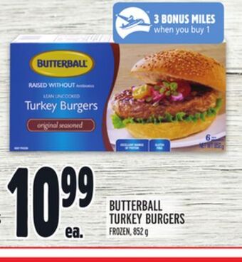 Metro Butterball turkey burgers offer