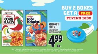 Metro Kellogg's cereal offer