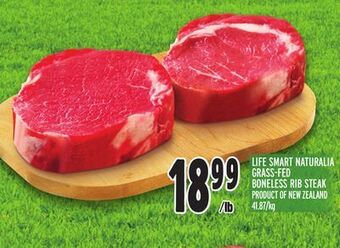 Metro Life smart naturalia grass-fed boneless rib steak offer