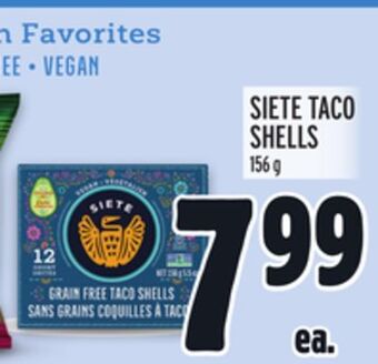 Metro Siete taco shells offer