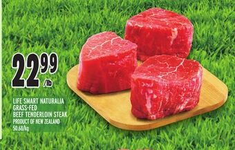 Metro Life smart naturalia grass-fed beef tenderloin steak offer