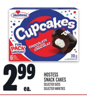 Metro Hostess snack cakes offer