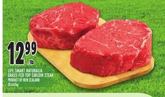 Metro Life smart naturalia grass-fed top sirloin steak offer