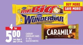 Metro Cadbury chocolate bars offer