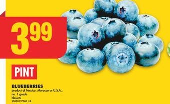 No Frills Blueberries offer