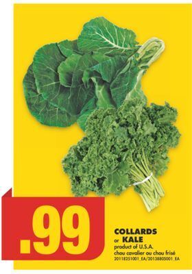 No Frills Collards or kale offer