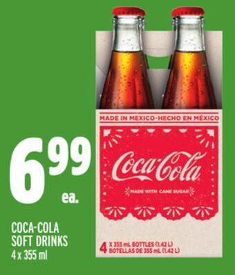 Metro Coca-cola soft drinks offer