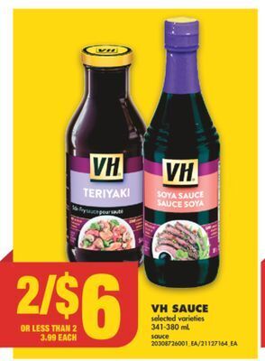 No Frills Vh sauce, 341-380 ml offer