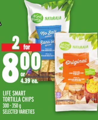Metro Life smart tortilla chips offer