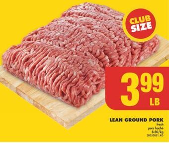 No Frills Lean ground pork offer