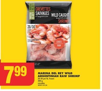 No Frills Marina del rey wild argentinian raw shrimp, 300 g offer