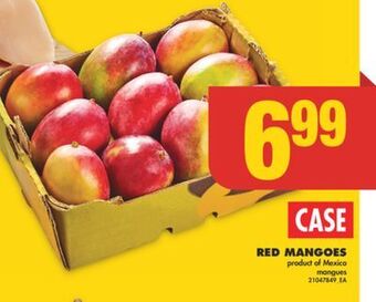 No Frills Red mangoes offer