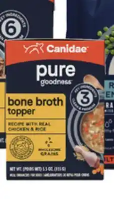 Petsmart Canidae pure bone broth offer