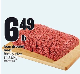 Loblaws Lean ground beef offer