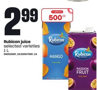 Loblaws Rubicon juice, 1 l offer