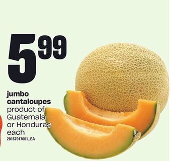 Loblaws Jumbo cantaloupes offer