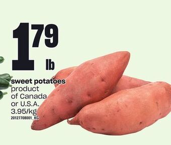 Loblaws Sweet potatoes offer