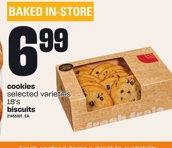 Independent Grocer Cookies, 18's offer