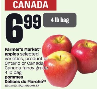 Independent Grocer Farmer's market™ apples, 4 lb bag offer