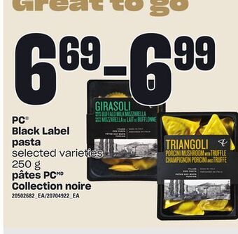 Independent Grocer Pc® black label pasta, 250 g offer