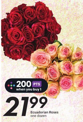 Sobeys Ecuadorian roses offer