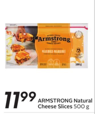 Sobeys Armstrong natural cheese slices offer