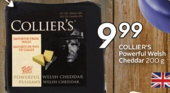 Sobeys Collier's powerful welsh cheddar offer