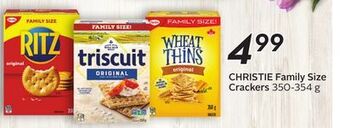 Sobeys Christie family size crackers offer