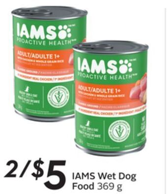 Sobeys Iams wet dog food offer