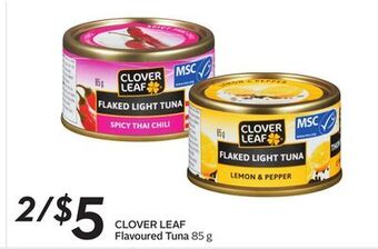 Sobeys Clover leaf flavoured tuna offer